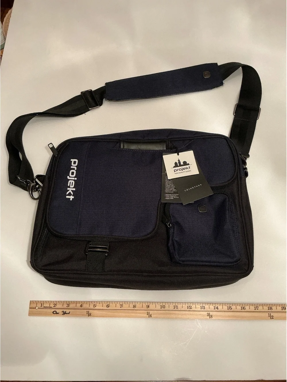 Project think tank 2.0 navy seal laptop bag new with tags
